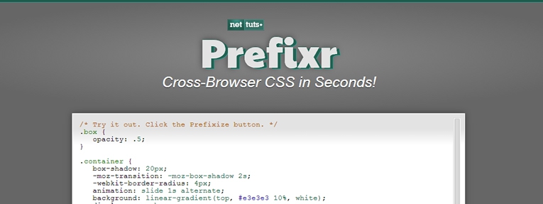 Prefixr İle Css inizi Optimize Edin!